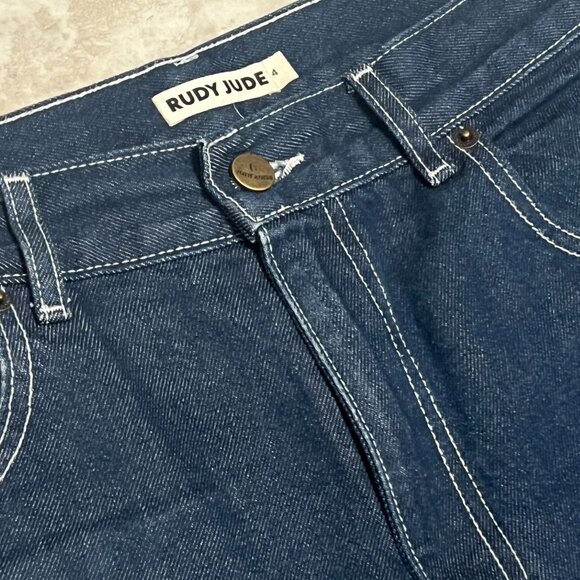 Rudy Jude Adult Utility Jeans Classic Indigo Size 4 - Picture 1 of 3